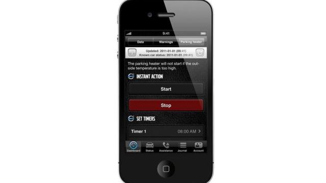 Applicazione VOLVO per iPhone e Android