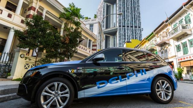 Taxi a guida autonoma a Singapore