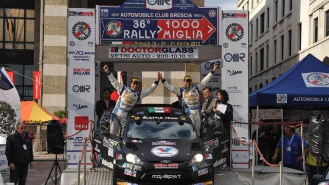 Rally 1000 Miglia Basso batte Andreucci