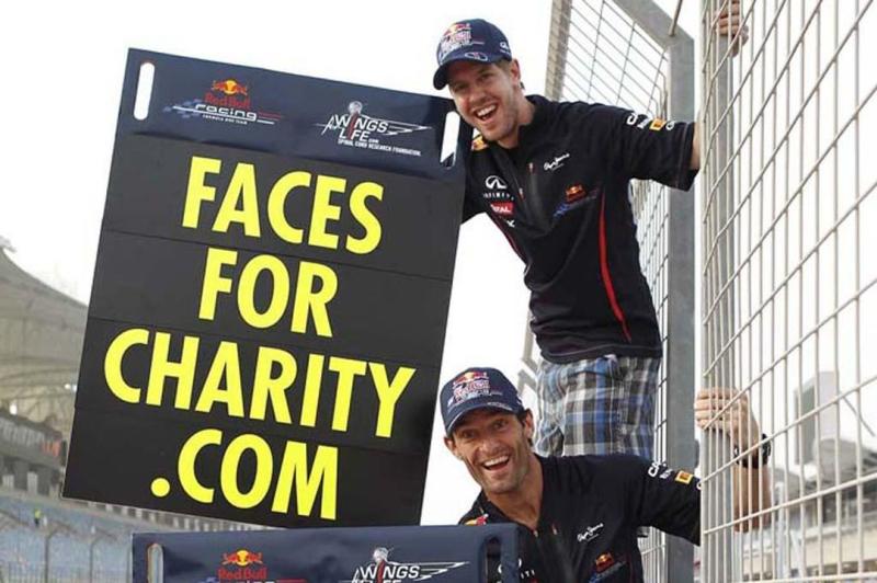Red Bull Racing per Faces for Charity 2012
