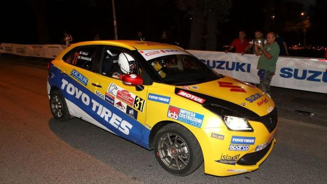 Suzuki Baleno SR debutto vincente al Rally di Roma