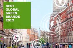 TOYOTA è “Best Global Green Brands 2012”