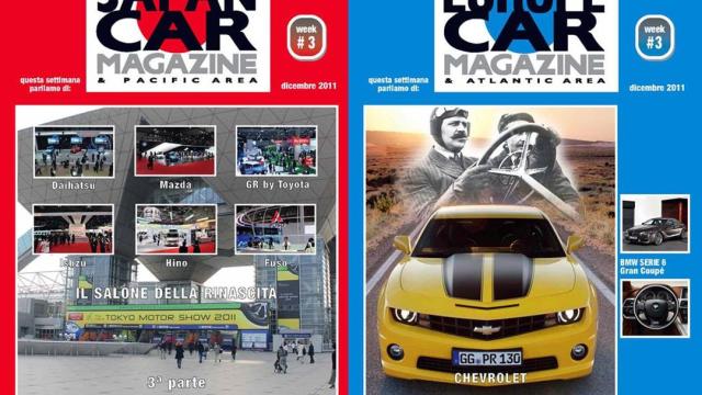 Week #3 - Dicembre JapanCar e EuropeCar Magazine