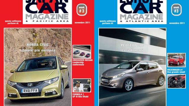 Week #3 - Novembre JapanCar e EuropeCar Magazine
