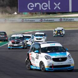 smart EQ fortwo e-cup a Vallelunga